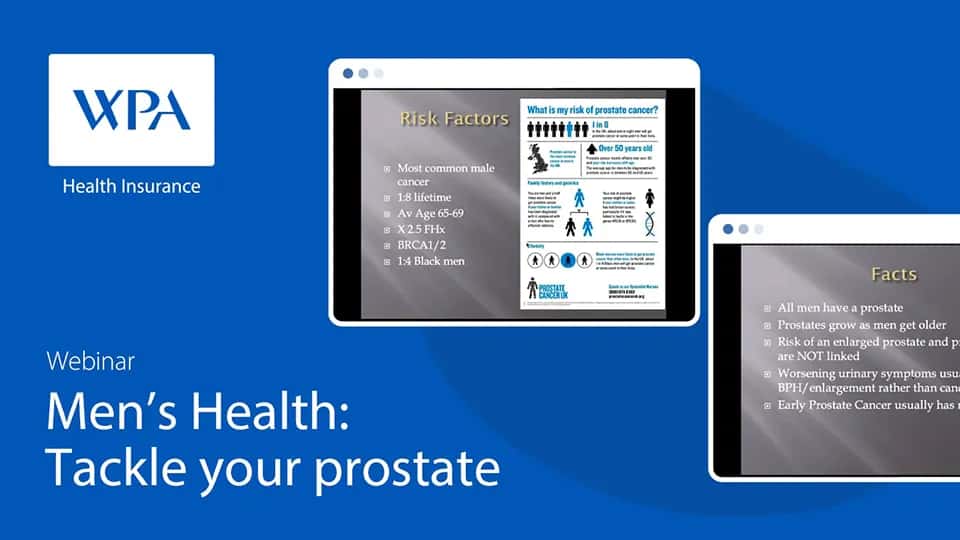 Video: Tackle your prostate with Ben Challacombe - WPA Webinar
