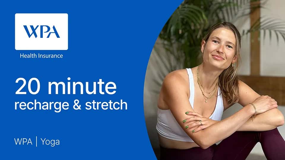 Video: 20 minute yoga session to help stretch your body and release tension with Annie Clarke