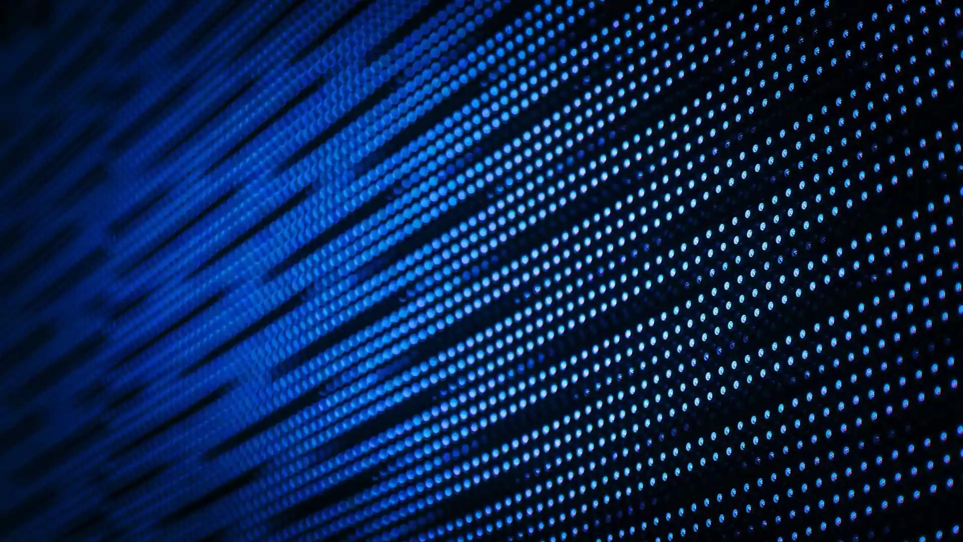 Blue LED Screen