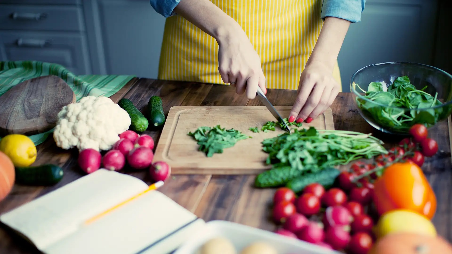 Person preparing food