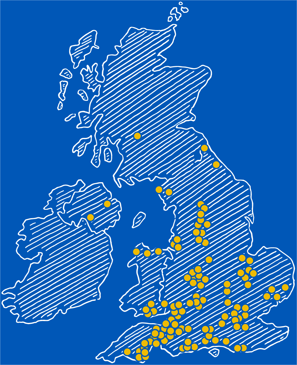 WPA Foundation funding map