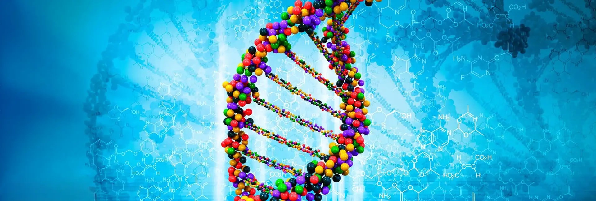 Colourful DNA Structure