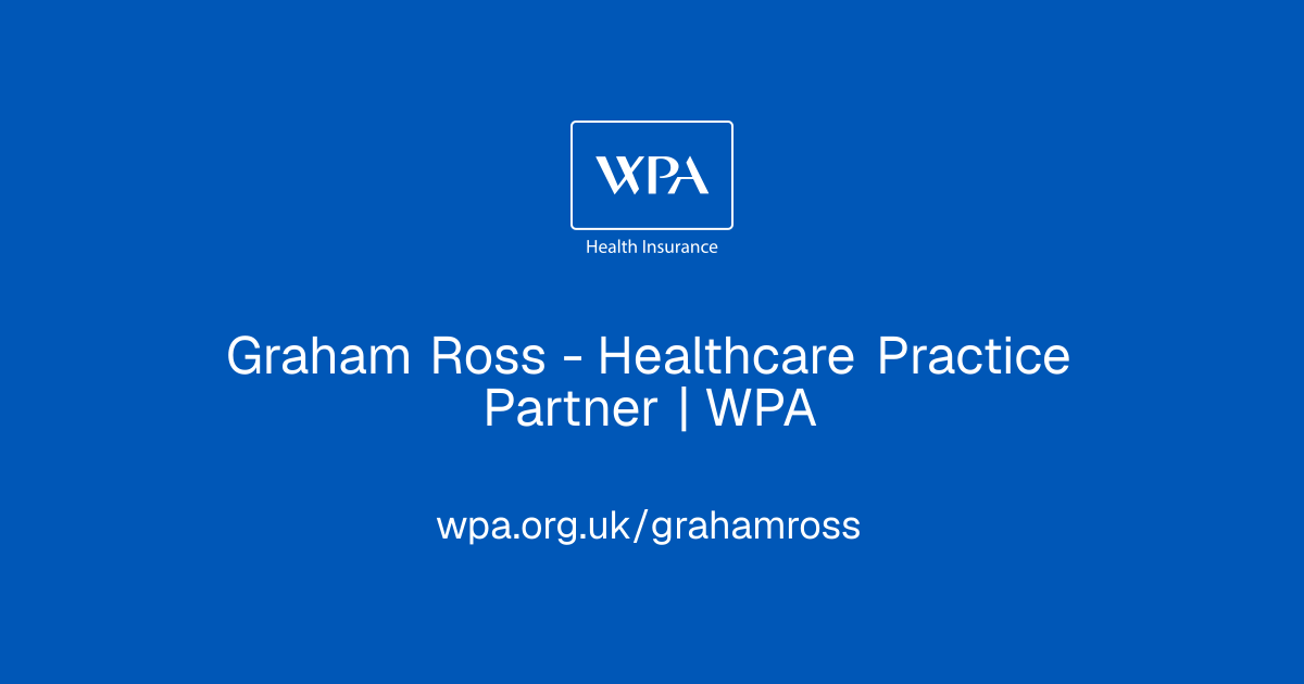 Graham Ross - Healthcare Practice Partner | WPA