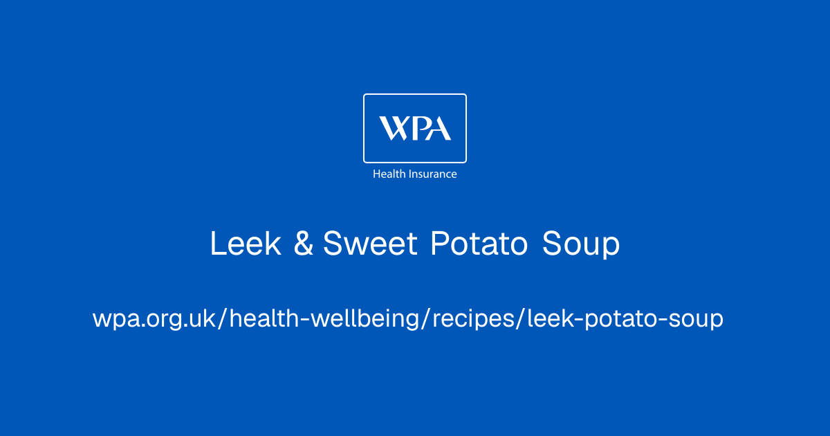 Leek & Sweet Potato Soup
