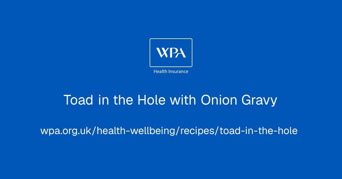 Toad in the Hole with Onion Gravy